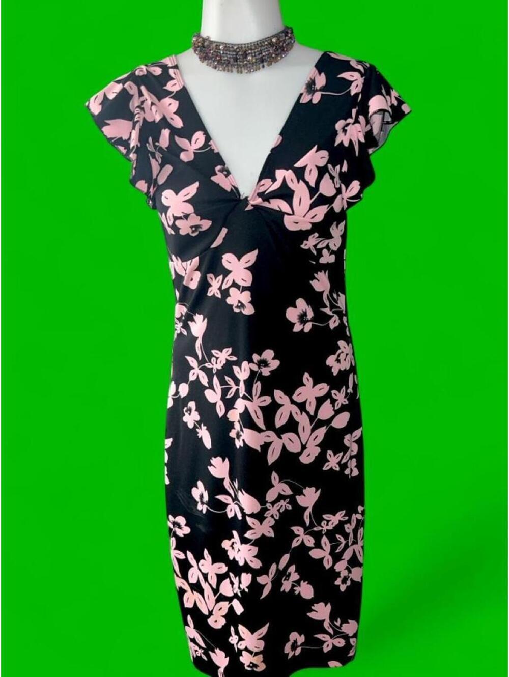My Michelle Women's Black and Multi Dress